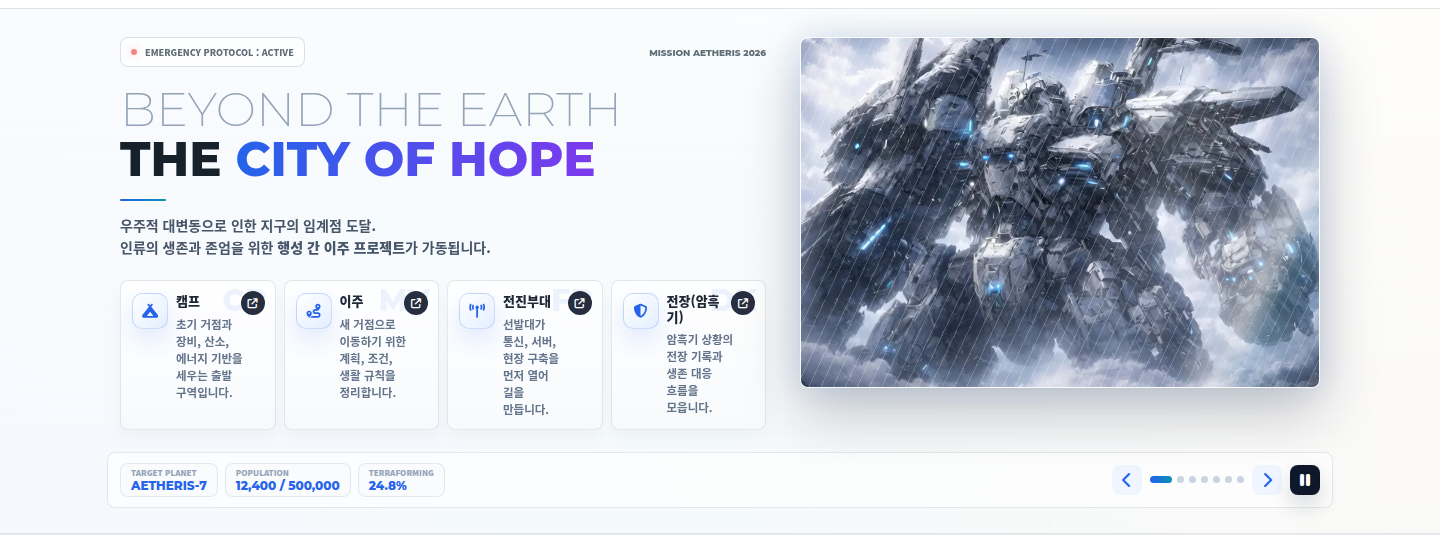 NETCITY 메인 캠프 위젯 영역 캡쳐